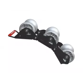 RUNPOTEC 10166 Cable Deflection Roller Chain - 3-Link