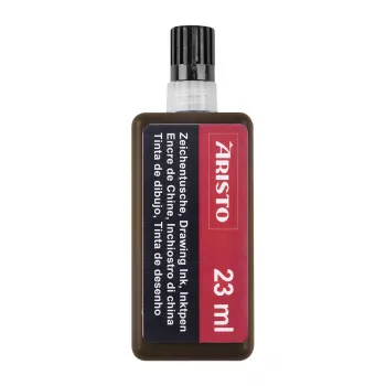 Kreslicí tuš ARISTO, hnědá, 23 ml, 1 láhev (AR64814)