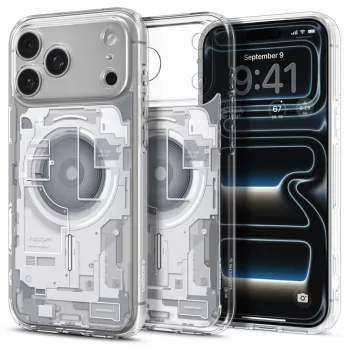 Pouzdro SPIGEN Ultra Hybrid MagSafe iPhone 17 Pro / 18 Pro Zero One bílé