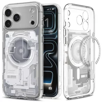 Pouzdro SPIGEN Ultra Hybrid MagSafe iPhone 17 Pro / 18 Pro Zero One bílé