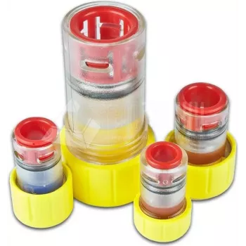 Koncová krytka Wirewin Lightwin s kabelovou vývodkou, těsnění Gas-Stop Single-Pull, 10 mm, 3-6 mm FTTx (DC 10MM OUT 3-6MM)