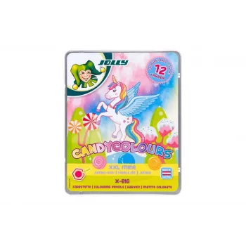 Pastelky JOLLY X-BIG CANDYCOLOURS, různé barvy, 12 ks (3099-0137)