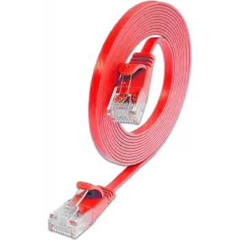 Slim Ethernet patch kabel Wirewin Cat.6 U/UTP 0,5 m červený PKW-SLIM-KAT6 0.5 RT