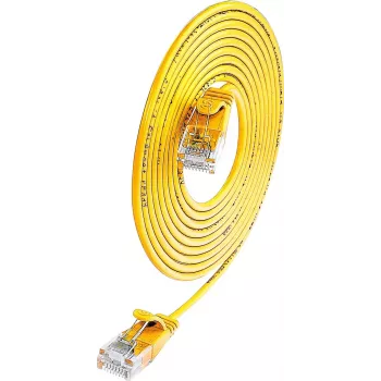 Slim-Light patch kabel Wirewin Cat.6 U/UTP, 0,15 m, žlutý PKW-LIGHT-K6 0.15 GE
