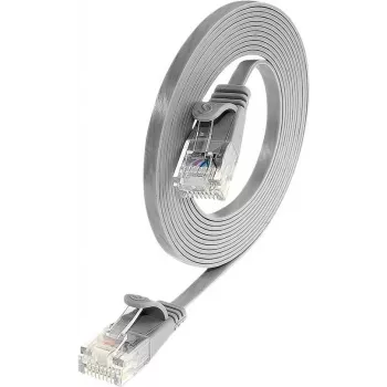 Síťový patch kabel Wirewin SLIM UTP, šedý, 15 m, Cat6 U/UTP (PKW-SLIM-KAT6 15.0)