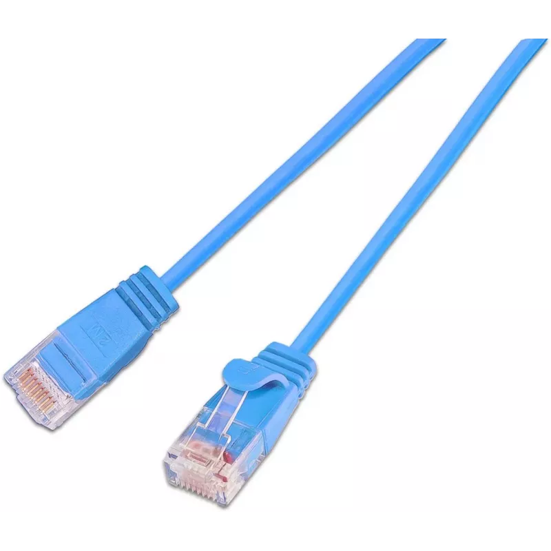 Síťový patch kabel Wirewin PKW-LIGHT-K6 2.0 BL Cat.6 Slim-Light, U/UTP, 2,0 m, modrý