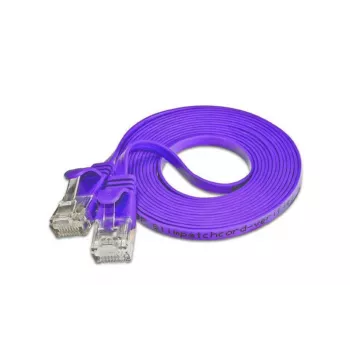 Síťový patch kabel Wirewin SLIM U/UTP Cat6, 0,75 m, fialový PKW-SLIM-KAT6 0.75 VT