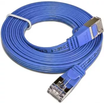 Síťový patch kabel Wirewin Triotronik Cat 6, 0,25 m, modrý U/FTP (STP) RJ-45 samec/samec PKW-STP-SLIM-KAT6 0.25 BL