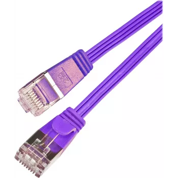 Síťový patch kabel Wirewin Triotronik Cat6 U/FTP Slim, 1 m, fialový PKW-STP-SLIM-KAT6 1.0 VT