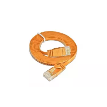 Síťový patch kabel Wirewin Cat.6 U/UTP Slim, 10 m, oranžový PKW-SLIM-KAT6 10.0 OR