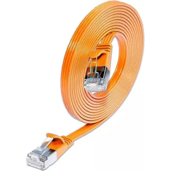 Patch kabel Wirewin Triotronik, 0,15 m, Cat6, U/FTP, RJ-45 na RJ-45, oranžový PKW-STP-SLIM-KAT6 0.15 OR