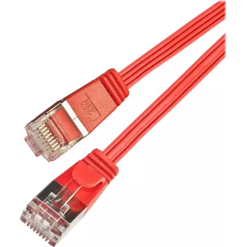 SLIM patch kabel Wirewin SLIM S6 1.5 RT, Cat.6, STP (PIMF), 1,5 m, červený PKW-STP-SLIM-KAT6 1.5 RT