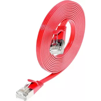 SLIM patch kabel Wirewin SLIM S6 1.5 RT, Cat.6, STP (PIMF), 1,5 m, červený PKW-STP-SLIM-KAT6 1.5 RT