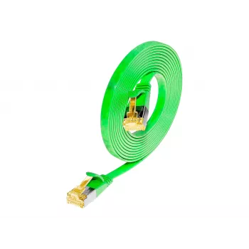 Slim patch kabel Wirewin Cat6a, U/FTP, RJ-45, 3 m, zelený PKW-STP-SLIM-K6A 3.0 GN