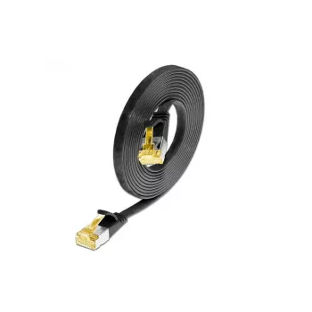 Slim patch kabel Wirewin Cat6a U/FTP, RJ45, 2 m, černý PKW-STP-SLIM-K6A 2.0 SW