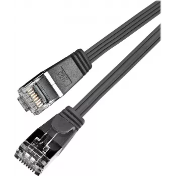 Patch kabel Wirewin SLIM S6 25 SW Cat.6 SLIM, S/FTP (PIMF), 25 m, černý PKW-STP-SLIM-KAT6 25.0 SW