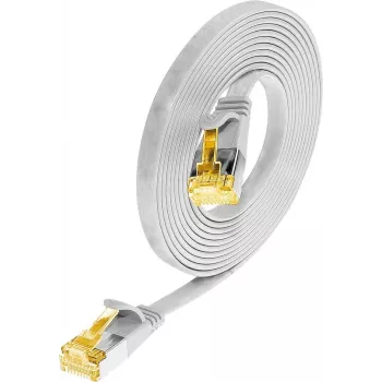 Slim patch kabel Wirewin Cat6a U/FTP 7 m bílý PKW-STP-SLIM-K6A 7.0 WS