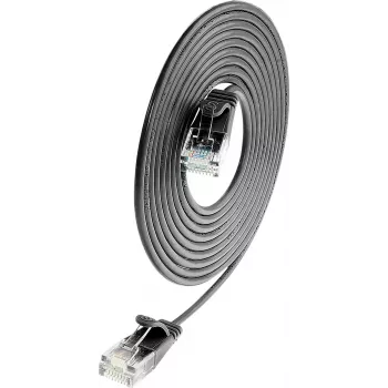 Patch kabel Wirewin Cat.6 SLIM-Light U/UTP 0,5 m černý (PKW-LIGHT-K6 0.5 SW)