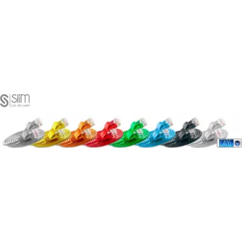 Kabel Cat.6 Slim-Light Wirewin SLIM UL6 10 OR U/UTP 10 m oranžový PKW-LIGHT-K6 10.0 OR