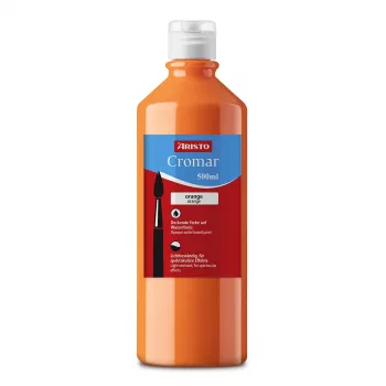 Tekutá temperová barva ARISTO Cromar oranžová 500 ml, 1 láhev (AR30910)