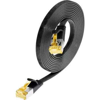 Slim patch kabel Wirewin Cat6a U/FTP, RJ45, 3 m, černý PKW-STP-SLIM-K6A 3.0 SW