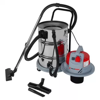 Holzmann NTS60L 230V Wet & Dry Vacuum Cleaner 1400 W 60 L Stainless Steel