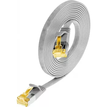 Slim Ethernetový patch kabel Wirewin Cat6a U/FTP, RJ-45, 2 m, šedý PKW-STP-SLIM-K6A 2.0