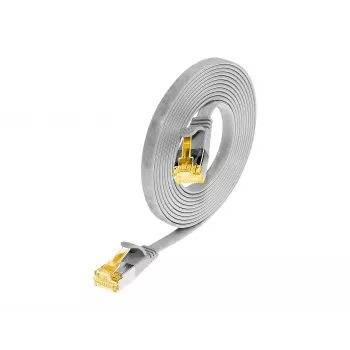Slim Ethernetový patch kabel Wirewin Cat6a U/FTP, RJ-45, 2 m, šedý PKW-STP-SLIM-K6A 2.0