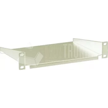 Pevná racková police Wirewin 10 inch, šedá (1U, 15 kg) SHELF 10IN
