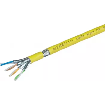 Instalační kabel Wirewin Cat.7 S/FTP 1200MHz LSOH3 plný vodič optimalizovaný pro PoE 500 m VKW SFTP K7A L3 500SXQ