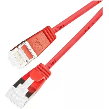 Síťový kabel Patch Wirewin Light U/FTP Cat 6a červený 2,0 m tenký flexibilní PoE (PKW-LIGHT-STP-K6A 2.0 RT)