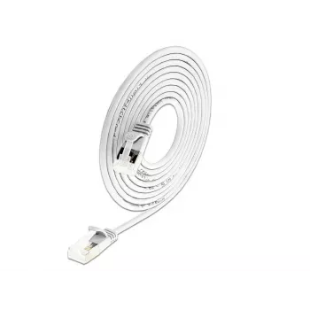 Síťový kabel Patch Wirewin PKW-LIGHT-STP-K6A 0.5 WS Cat 6a U/FTP Slim kulatý PoE 0,5 m bílý