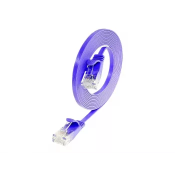 Síťový kabel Patch Ethernet Wirewin Cat.6 U/UTP Slim RJ45 1,0 m fialový PKW-SLIM-KAT6 1.0 VT