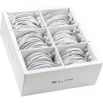 Síťový kabel Patch Ethernet Wirewin SLIM-LS-K6A 3.0 WT 36 Cat6A Slim 3 m U/FTP bílý 36 ks