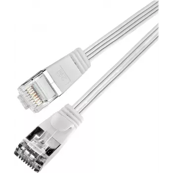 Slim Ethernet patch kabel Wirewin SLIM S6 1,5 m, šedý, Cat.6 STP (PIMF) PKW-STP-SLIM-KAT6 1.5