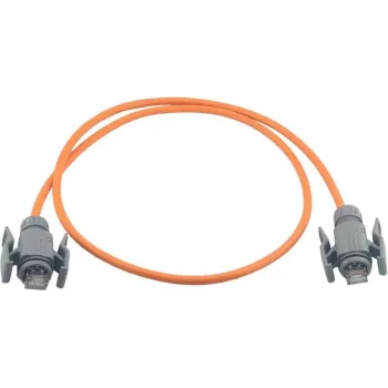 Průmyslový patch kabel Wirewin Industrial Cat6A S/FTP PUR, 15 m, oranžový, IP67 RJ45 PKW-I2-SF-K6A-PUR 15.0 OR