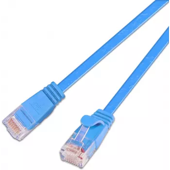 SLIM patch kabel Wirewin SLIM S6 15 BL Cat.6, STP (PIMF), 15 m, modrý PKW-STP-SLIM-KAT6 15.0 BL