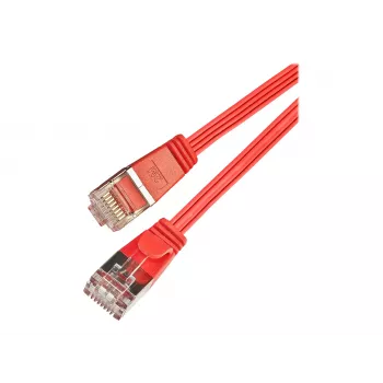 Slim Ethernet patch kabel Wirewin Triotronik PKW-STP-SLIM-KAT6 20.0 RT Cat6 U/FTP, RJ45 samec na samce, 20 m, černý