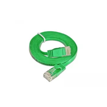 Slim Ethernet patch kabel Wirewin Cat.6 U/UTP 15 m, zelený PKW-SLIM-KAT6 15.0 GN