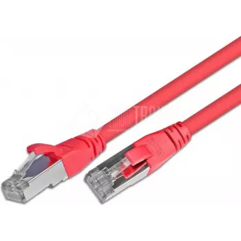 Síťový kabel Wirewin Cat.5e F/UTP 2 m, RJ45, červený PKW-STP-K5E 2.0 RT