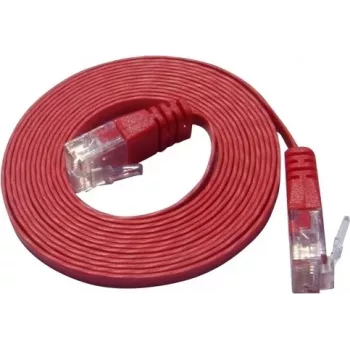SLIM patch kabel Wirewin Cat.6 U/UTP 7,5 m, červený PKW-SLIM-KAT6 7.5 RT