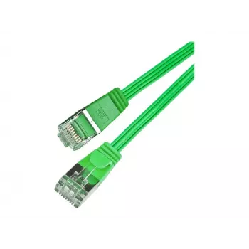 Slim patch kabel Wirewin SLIM S6 15 GN Cat.6 STP (PIMF) 15 m zelený PKW-STP-SLIM-KAT6 15.0 GN