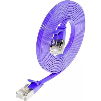 Slim patch kabel Wirewin SLIM S6 7.5 VT Cat.6 STP (PIMF) 7,5 m fialový PKW-STP-SLIM-KAT6 7.5 VT