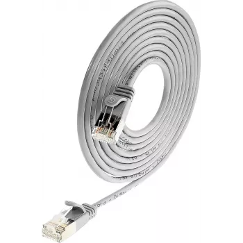 Patch kabel Wirewin Triotronik PKW-LIGHT-STP-K6 3.0 Cat6 stíněný, RJ-45 samec na samec, 3 m, černý