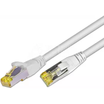 Patch kabel Wirewin PKW-PIMF-KAT6A 1.5 WS Cat6a S/FTP, 1,5 m, bílý, RJ45, 10GBase-T, 500MHz