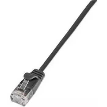 Ethernetový patch kabel Wirewin Triotronik PKW-LIGHT-STP-K6 0.25 SW Cat6, RJ-45 samec na samec, stíněný, černý, 0,25 m