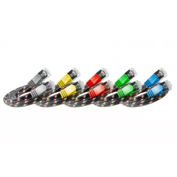 Slim Tough kabel Cat.6 F/FTP Wirewin SLIM ST6 2 GE, 2,0 m, žlutý PKW-TOUGH-STP-K6 2.0 GE