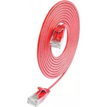 SLIM-Light patch kabel Wirewin SLIM UL6 7.5 RT Cat.6, U/UTP, 7,5 m, červený (PKW-LIGHT-K6 7.5 RT)