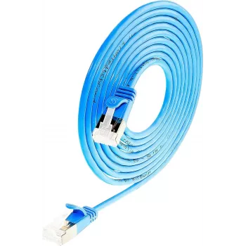 Slim patch kabel Wirewin PKW-LIGHT-STP-K6A 1.5 BL Cat 6a U/FTP, 1,5 m, modrý