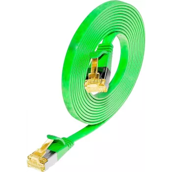 Patch kabel Wirewin SLIM Cat6a U/FTP, RJ45, 2 m, zelený PKW-STP-SLIM-K6A 2.0 GN